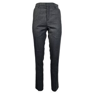 Ami Slim-Fit Trousers in Grey Wool